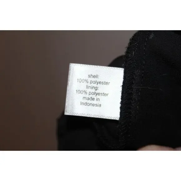 ✨2/$20 Lane Bryant Polka Dot Cami Tank Top Black White Semi Sheer Plus Size 26 - Picture 4 of 7